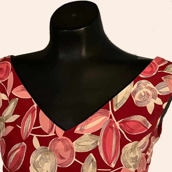 JG Hook 50s Redux  Versatile &  Cool Cotton Party Dress Dinner Dress NWOT 8P - Picture 3 of 7